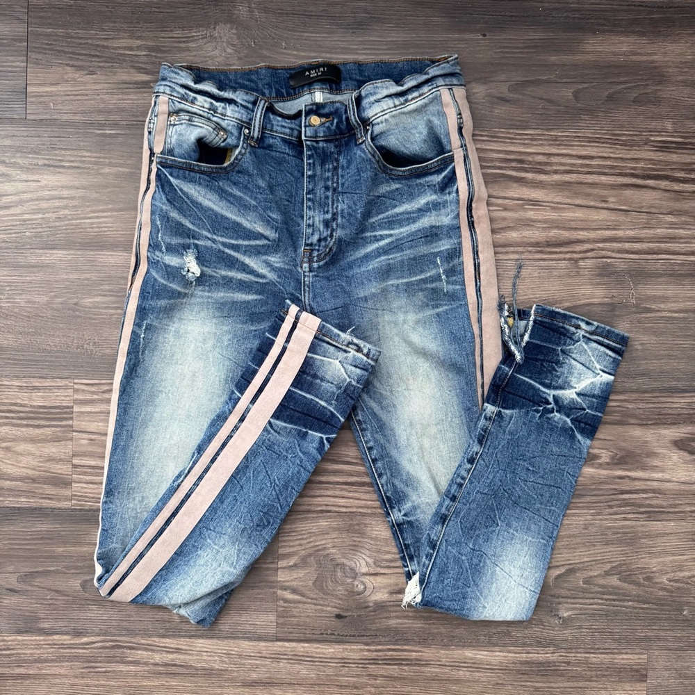 AMIRI Distressed Skinny Jeans